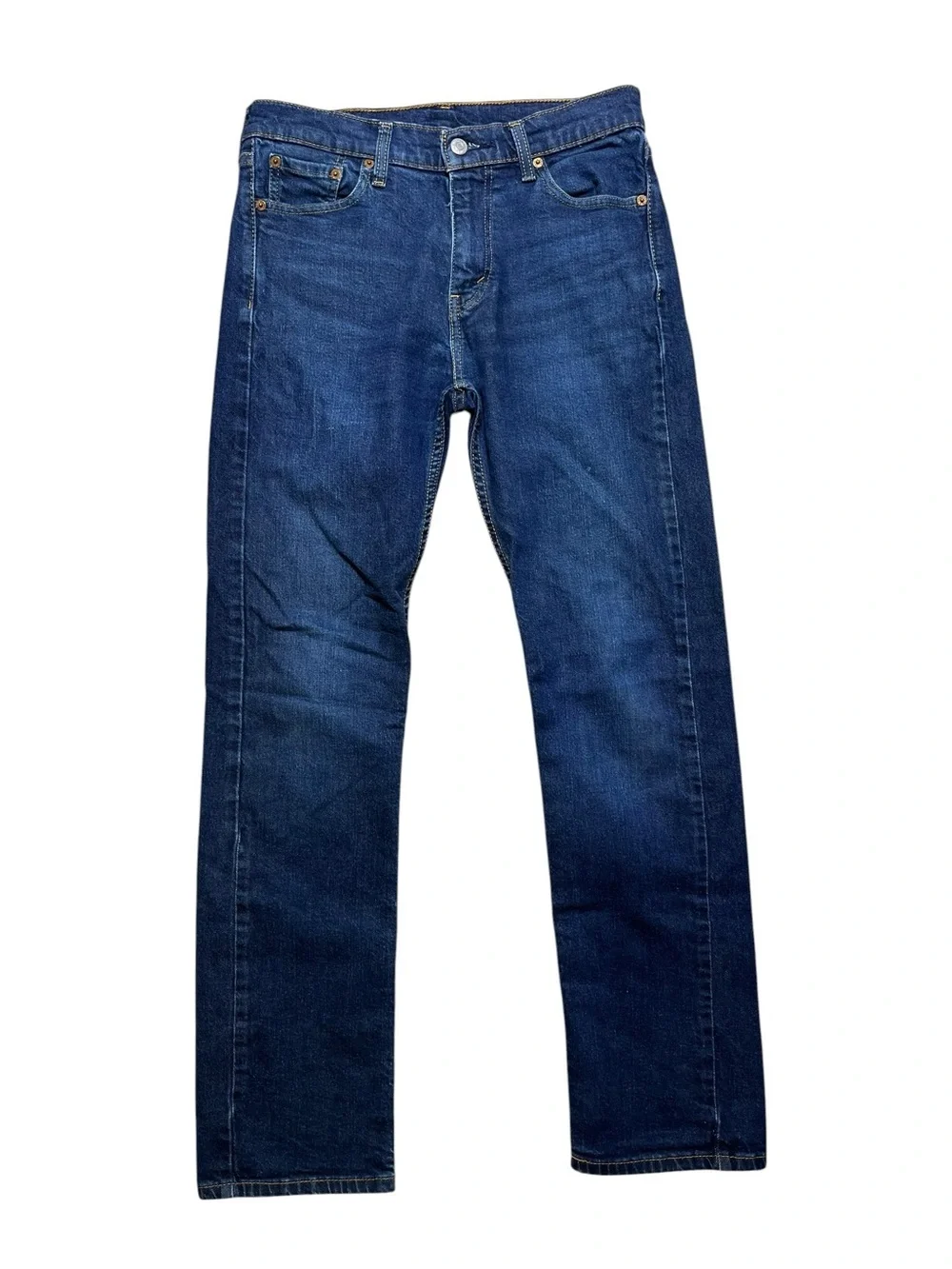 Levi’s 513 Slim Straight Jeans Men’s 30x32 Dark Wash Denim Excellent Condition
